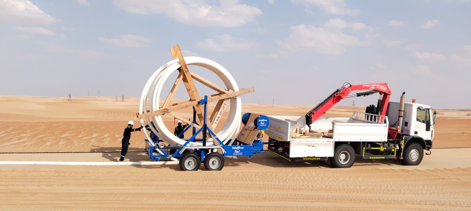 Installation trailer